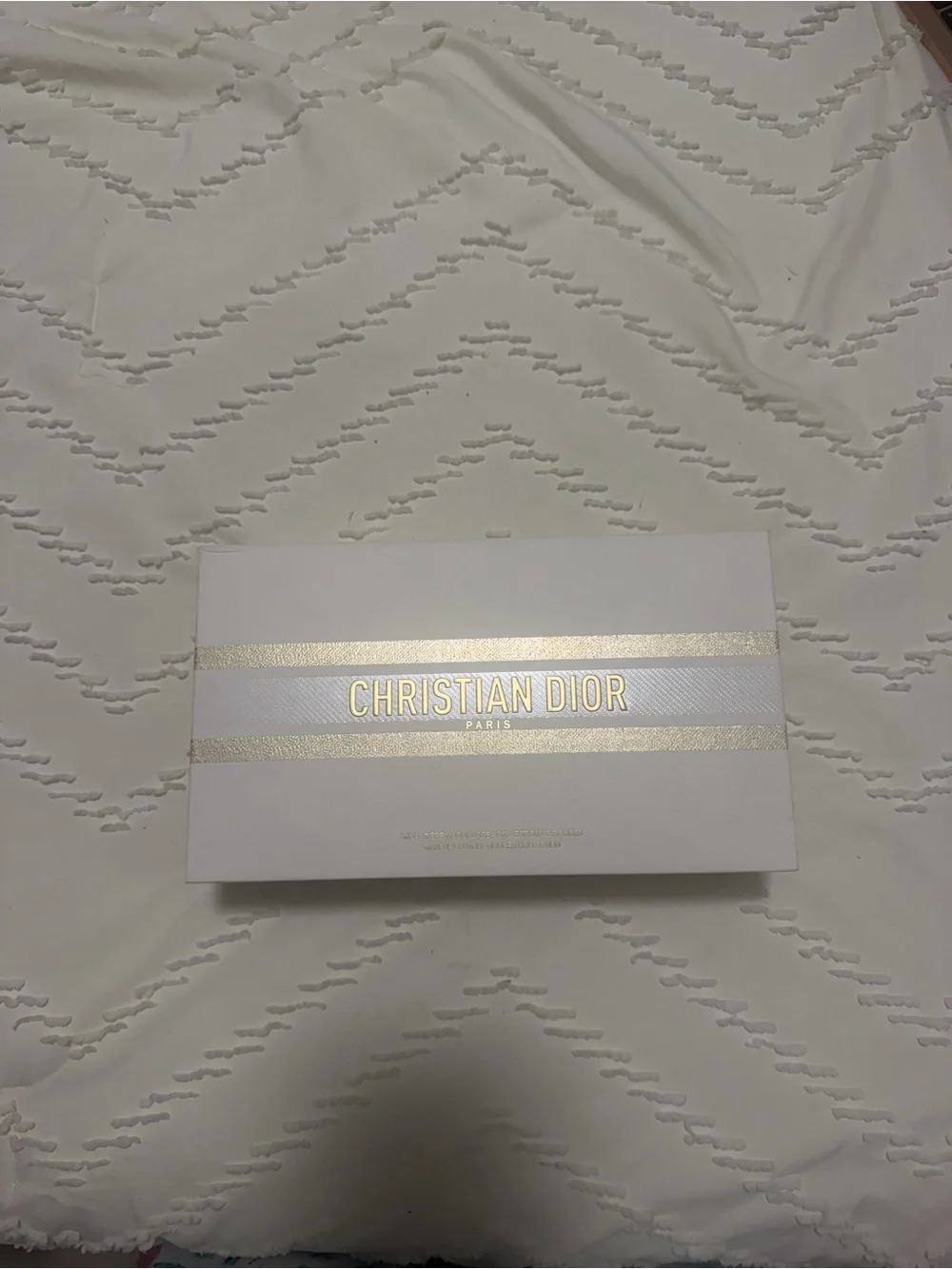 Dior Metallic Gold Clutch Wallet with CD Logo